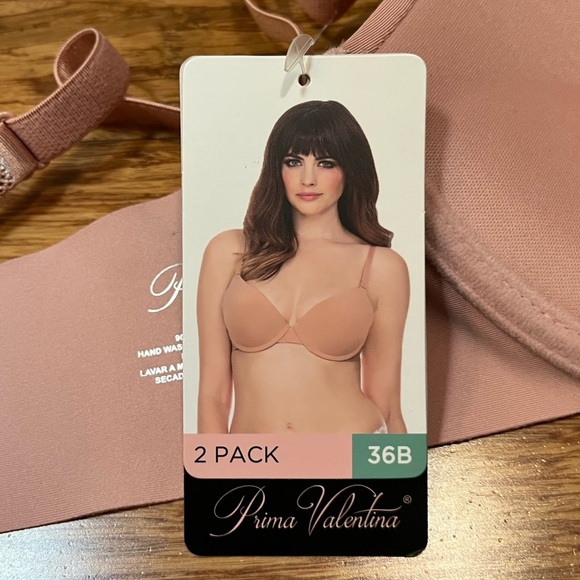 NWT! Prima Valentina T-Shirt Everyday Pale Pink Bra. Women's 36B - Picture 11 of 11